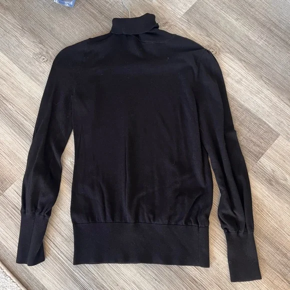 Halogen Black Turtleneck Long Sleeve Sweater - Picture 2 of 3